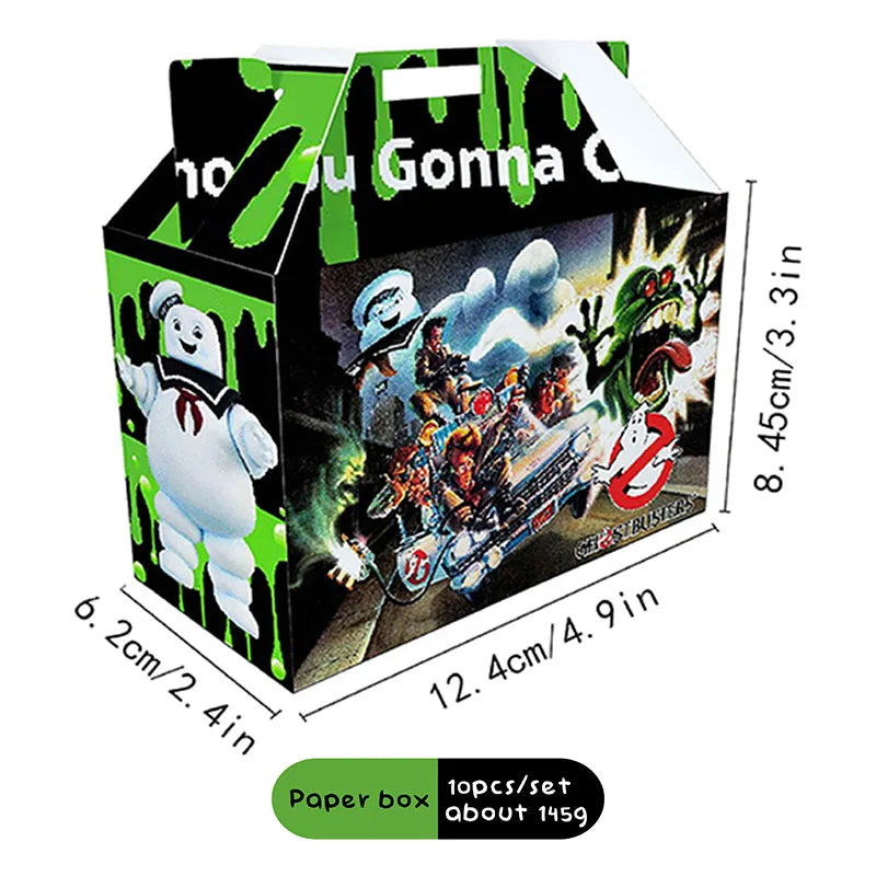 décoration anniversaire ghostbusters assiettes tasses bannières stickers thème festif enfants événement