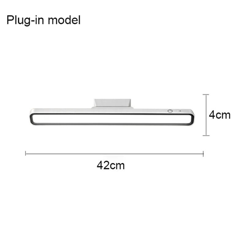 lampe led rechargeable télécommande moderne adhésive 42cm blanc minimaliste chambre