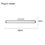 lampe led rechargeable télécommande moderne adhésive 42cm blanc minimaliste chambre