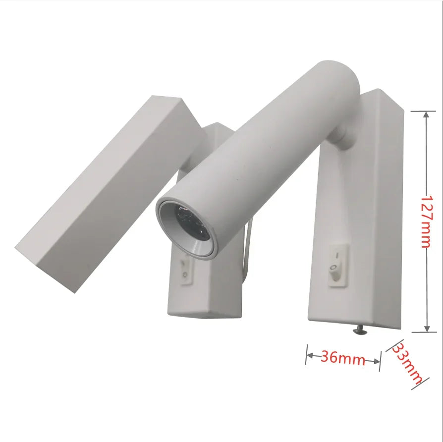 Lampe de chevet design avec éclairage orange pour chambre