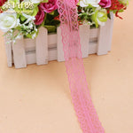 ruban dentelle 30mm violet rose orange bleu noir blanc motifs floraux classique polyester