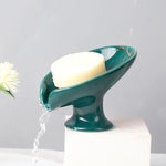 support savon céramique marbré doré blanc vert moderne adhésif drainage