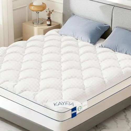 matelas mousse mémoire forme extra épais moulure géométrique moderne blanc imperméable
