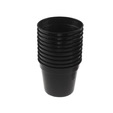 jardinière moderne pots plastique noir blanc succulente drainage plante verteintérieur minimaliste