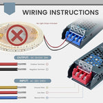 transformateur led alimentation 12v 24v 60w 100w 150w 200w 300w 400w industrielle ventilation noire