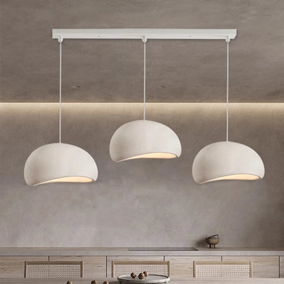 Suspension Wabi Sabi 3 têtes design moderne salle à manger
