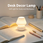 lampe table led moderne blanc rayures diagonales chambre coucher étude usb chargeur