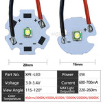 LED 3W XPE 3535 Blanc Froid Chaud Bleu Câbles Modernes Technologiques