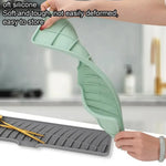 tapis lavage évier silicone gris vert beige moderne respectueux environnement 42x10cm