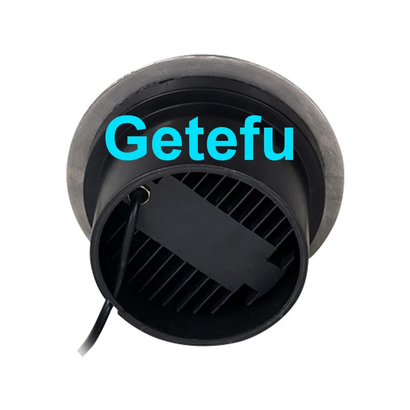éclairage led rgb télécommande spot noir argent moderne extérieur encastrable ip67 waterproof 9w 18w