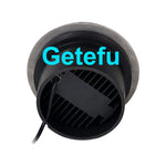 éclairage led rgb télécommande spot noir argent moderne extérieur encastrable ip67 waterproof 9w 18w