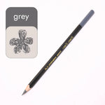 crayons sous glaçe 12 couleurs noires blanches bleues vertes orangées rouges marrons grises roses