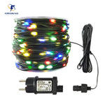guirlandes lumineuses extérieures 100m 800leds multicolore flexible diy fêtes noel mariage