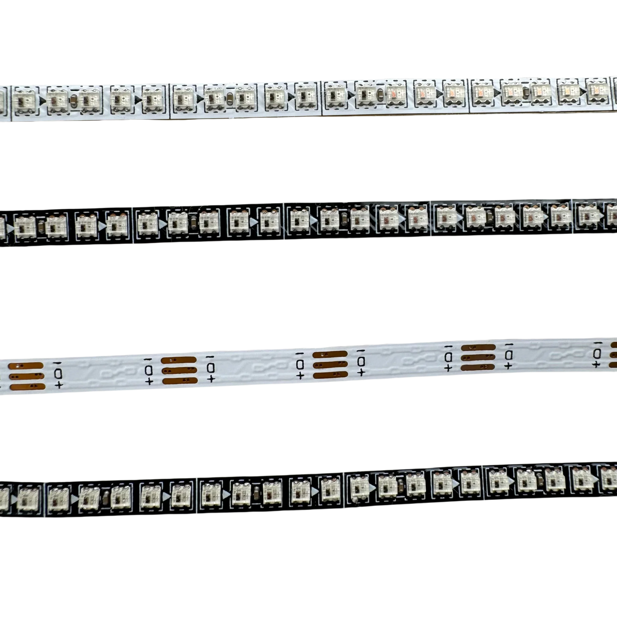 ruban led blanc 4mm large 300 diodes rgb addressable connecteur deux broches moderne 10w