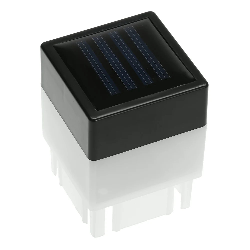 lampe solaire extérieure moderne ip55 led noir blanche rayures vacances jardin piscine clôture rue