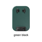 support mural adhésif brosse dents électrique moderne vert rose blanc noir
