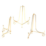 supports photo ornementaux métal doré élégants décoration rangement vaisselle 10cm 12cm 15cm