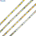 ruban led blanc jaune carrés lumineux moderne adhésif connecteurs électriques 120led/m 12v 50000h