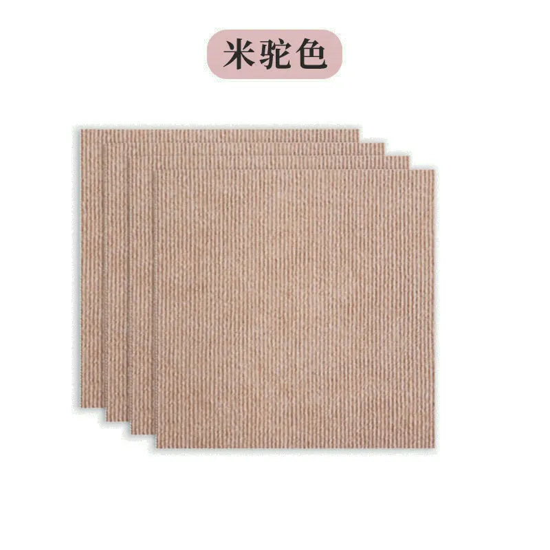 tapis modulaires texturés rayures verticales moderne adhésif sol pièce enfants salle jeux patio