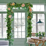 guirlande artificielle feuilles vert lierre naturelle extérieur décoration maison jardin mariage 10m 20m 30m