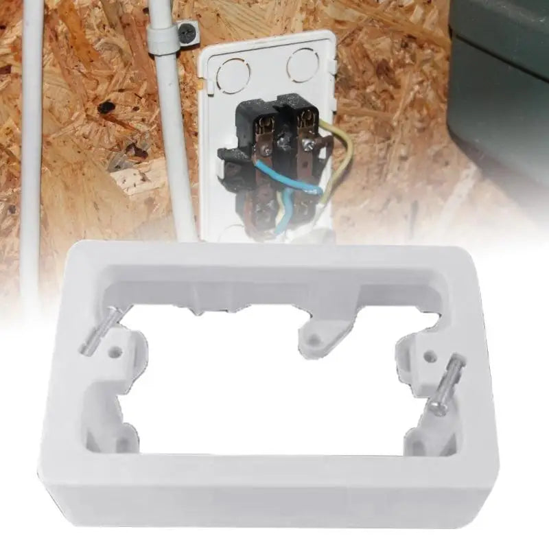 boîte jonction électrique blanc mat pratique vis 36mm robuste facile sécurité triangles