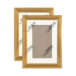 cadres photo or classiques ornements dorés passe partout blanc élégants mdf acrylique a4 10inch