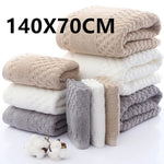 serviettes bain coton séchage rapide motif plaid classique couleur beige blanc gris texture tissée
