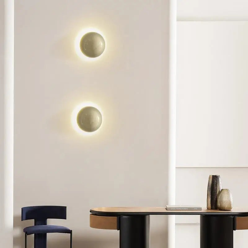 lampe murale led rouge moderne minimaliste brillante murale fixations discretes chambre salon