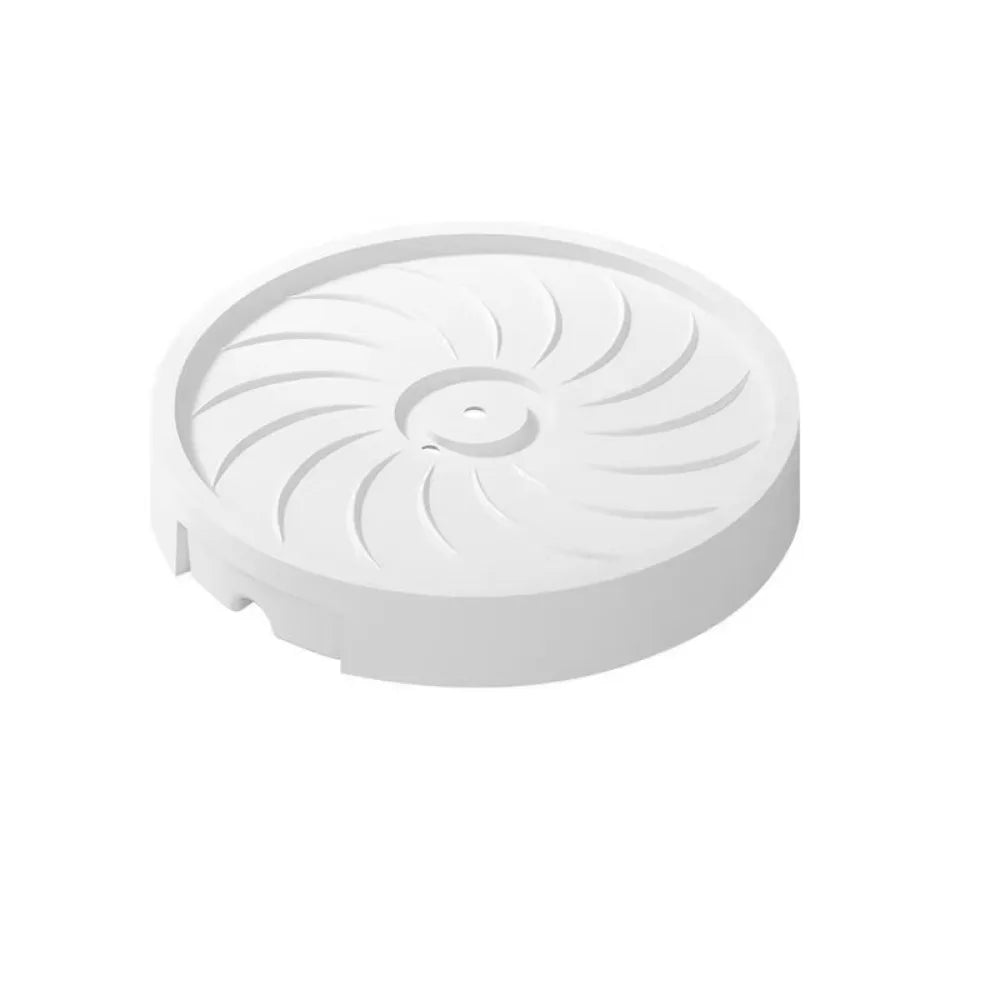 support plante roulant blanc gris noir rayures concentriques moderne