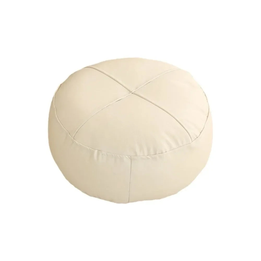 pouf carré moderne simili cuir beige orange vert mousse pe doux anti décubitus minimaliste