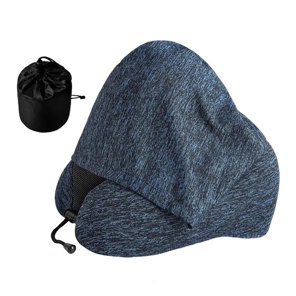 coussin voyage bleu marine rose noir velours forme bande ajustable sac rangement