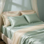 taies d'oreiller eucalyptus lyocell violet clair uni rafraichissante été moderne non toxique 2pcs 48x74cm