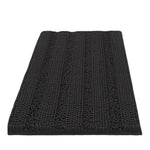 tapis bain antidérapant moderne tissu boules relief beige vert clair gris