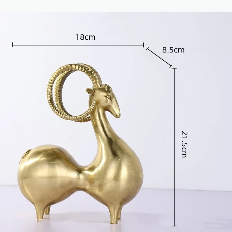 sculpture orne animaux oiseaux pingouin or texture moderne décoration maison occasionnels