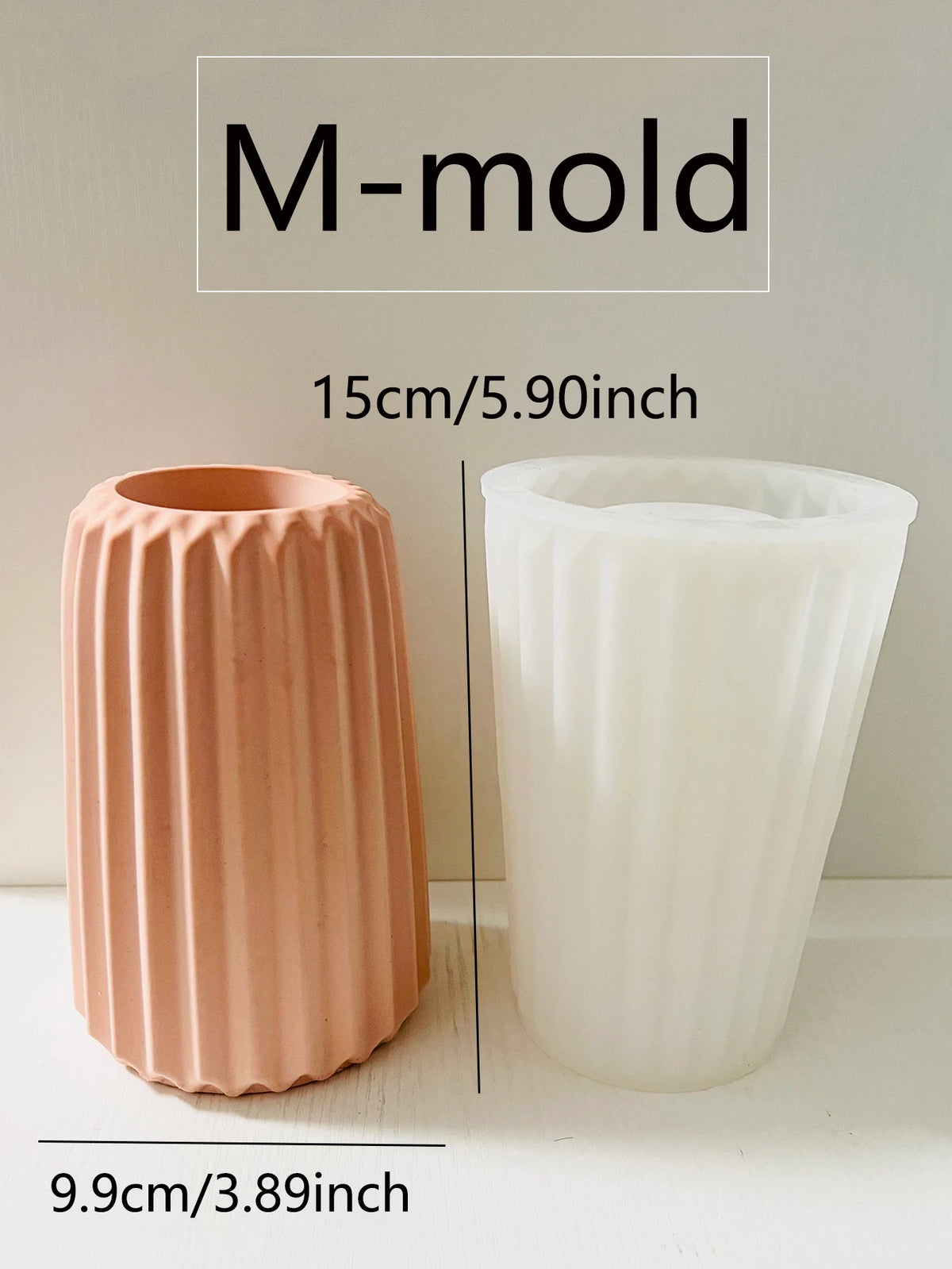 vases silicone rayés blanc gris jaune rose pâle moderne minimaliste