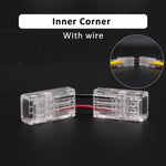 connecteur led transparent 8mm 10mm cob smd adhésif pratique ip65 certification ul rohs