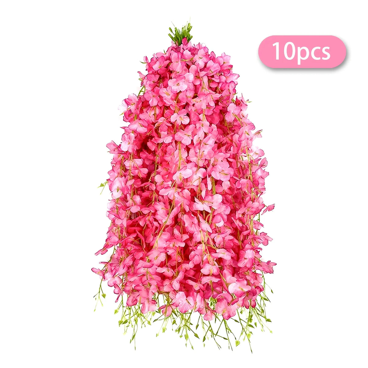 guirlande fleurs artificielles multicolore moderne extérieur mariage noël maison festive