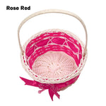 panier tressé osier vert rouge rose bleu orange blanc jaune violet traditionnel respectueux environnement