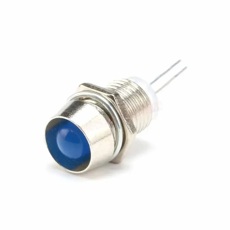 supports led isolants 3mm 5mm deux pièces transparents argentés bleus industriels