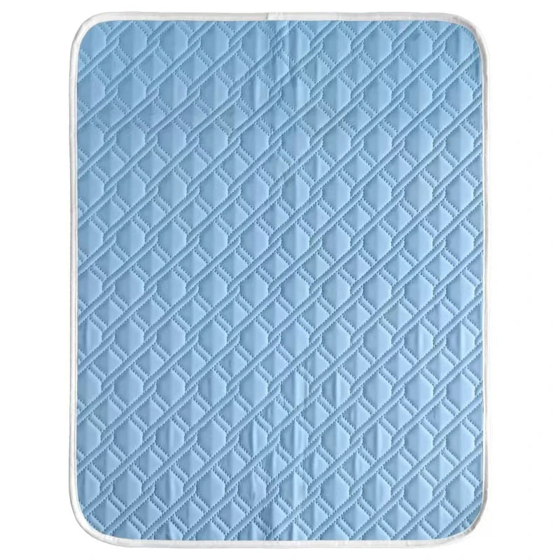 tapis refroidissement été bleu clair quilted géométrique moderne absorbant transpiration taille xl xxl