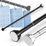 tendeur rideau douche acier inoxydable noir moderne respectueux environnement fixations différentes tailles incluses