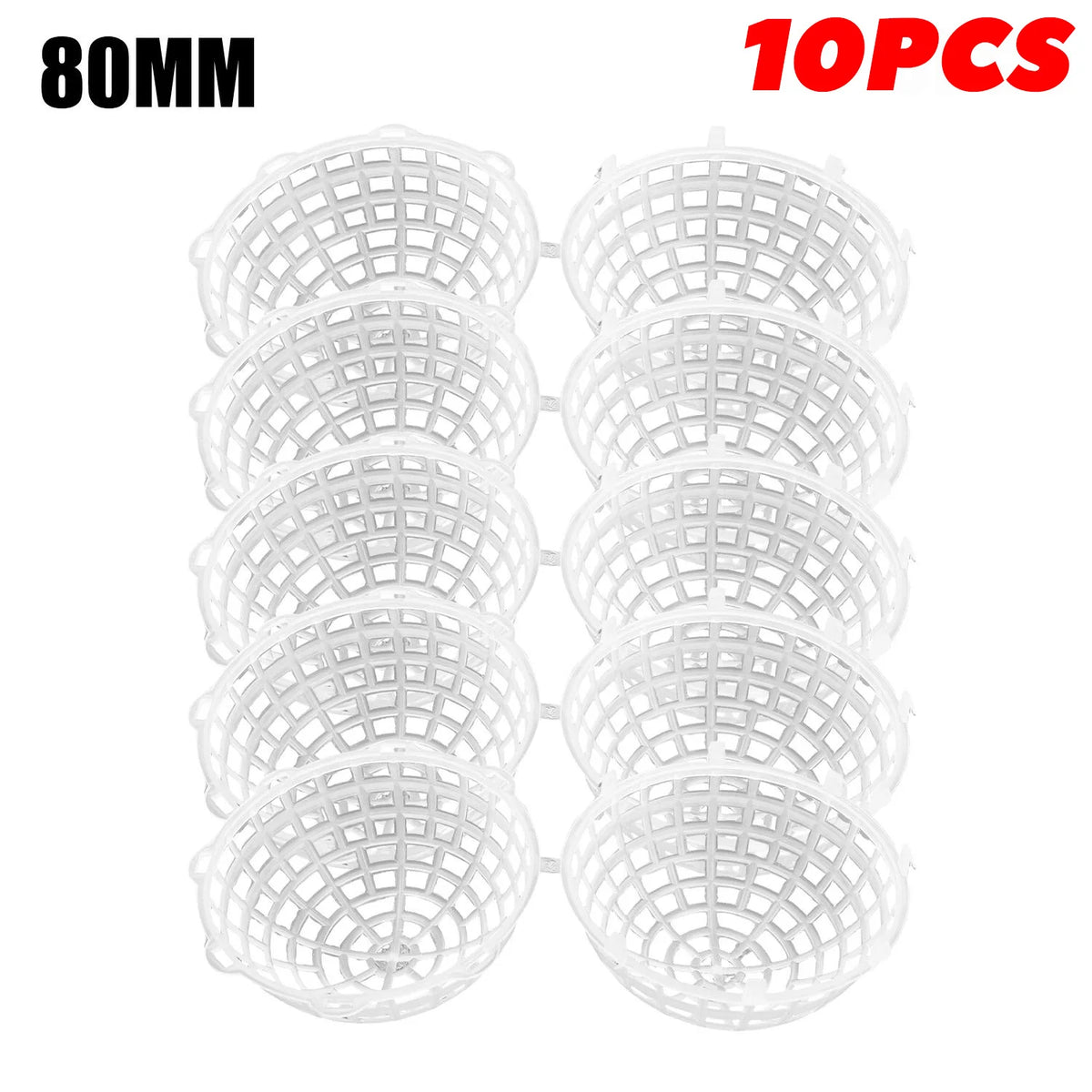 boule culture plante plastique blanc grille circulaire moderne suspendue jardin drainage transparent opacité