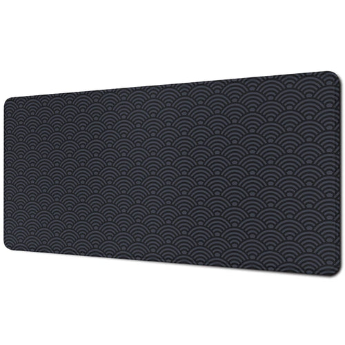 tapis souris vague noir gris moderne minimaliste caoutchouc xxl gaming accessoire