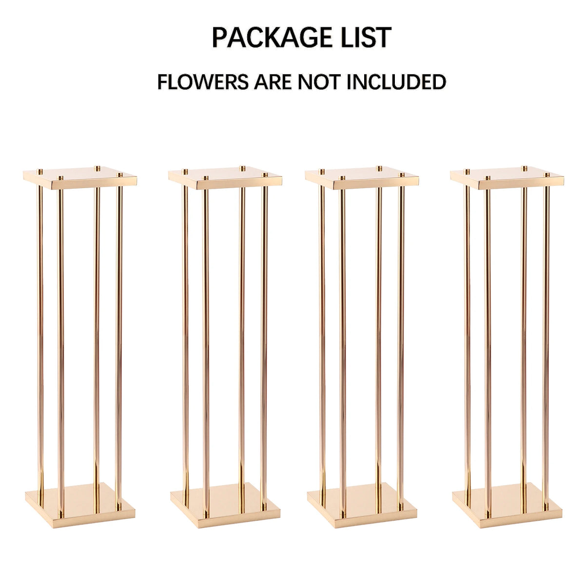 supports fleurs or modernes élégants décoration événement mariage party decorative flower holder centrois table