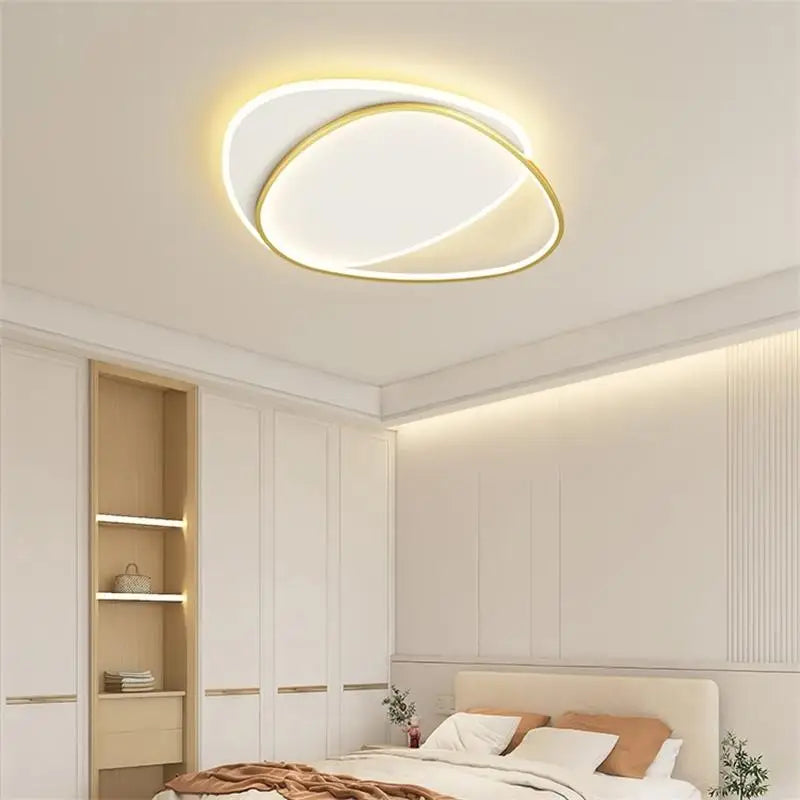 plafonnier moderne led blanc noir doré contemporain opacité haute qualité facile