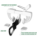 clips chaussures multifonctionnels noir blanc bleu vert orange rose violet pratiques pochettes serrage non