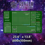 tapis jeu cartes noir antidérapant grande surface grille zones jeu collection jeux cartes