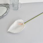 fleurs artificielles anthurium rose blanc vert violet rouge modernes mariage anniversaire intérieur