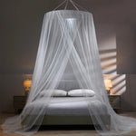 moustiquaire dôme suspendu transparent décoration romantique lit adulte polyester insecticide traitéextérieur camping voyage