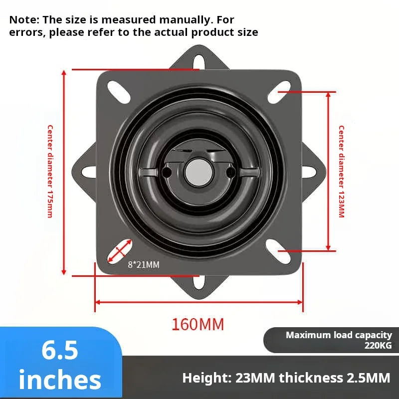 support rotatif universel noir mat moderne pouces thép không nhiễm từ